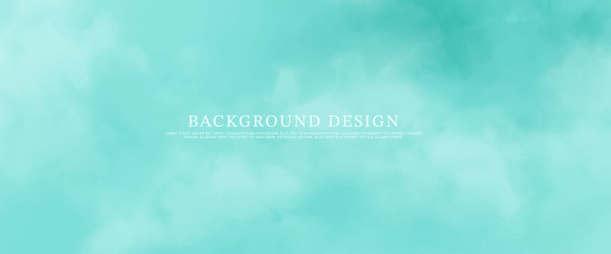 Abstract watercolor art background template. teal green beige watercolor backdrop empty space for text, banner, presentation or product display graphic design