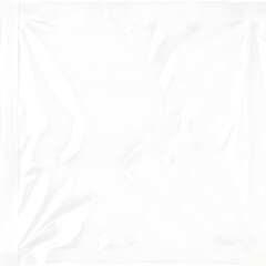 Fototapeta premium Transparent Plastic Wrap Texture Overlay with Crumpled Shrink Film Effect