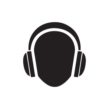 Earflap silhouette vector flat illustration design.Adobe Illustrator Artwork
