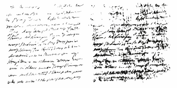 handwritten notes with ink splatters grunge style textured scribble messy writing document