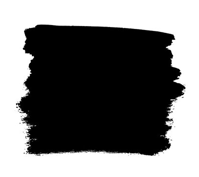 Pinsel Farbfl&auml;che in schwarz
