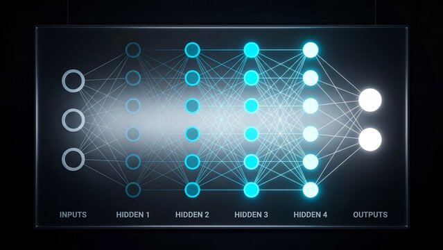 Deep Neural Network Architecture Visualization with Input Hidden and Output Layers for Machine Learning Research and Education