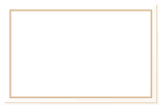 Minimalist gold border frame template with modern multiline thin line. Design print for greeting cards, wedding invitations, restaurant menu, royal certificates. Set 112
