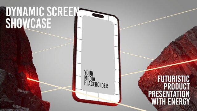 Futuristic Device Mockup Intro - Phone