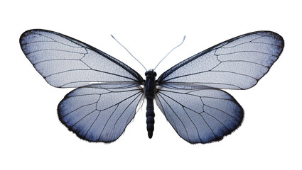 Blue butterfly with dark veins and edges © Jonas
