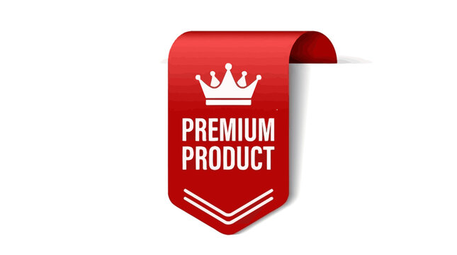 Premium Product Tag with Crown Emblem - High Quality Merchandise Indicator
