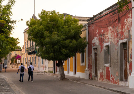 Old colonial portuguese buildings, Nampula Province, Island of Mozambique, Mozambique