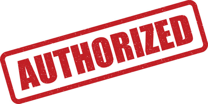 Official red grunge stamp indicating a document or action has been fully authorized and approved