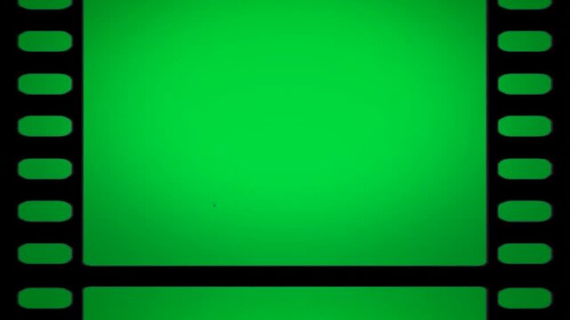 Standard overlay border graphic template moving motion on green screen chroma key background film cinematic media retro animation editing projects pro style studio motion visuals digital vfx raw for
