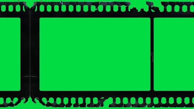 Grungy organic decay edges framing a side by side double green screen media production mockup abstract cinematic background video editing motion graphics footages clip assets footage.