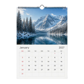Wall Calendar 2027 For Productive Organization And Planning