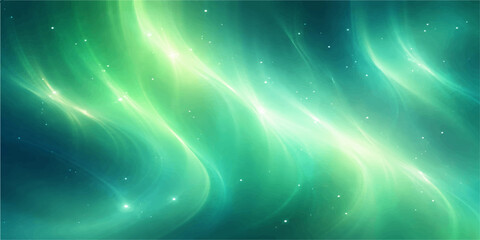 An abstract blue space background with glowing stars, bright vector light effects, and a vibrant cosmic energy pattern perfect for wallpaper design © AeroVista