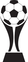 Naklejka premium Fifa world cup trophy award icon design