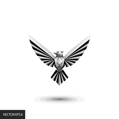 Fototapeta premium Modern Abstract Geometric Corporate Business Logo Icon Vector Illustration