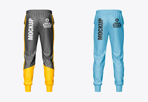 Men's Jogger Pants Mockup