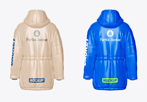 Winter Parka Jacket Mockup