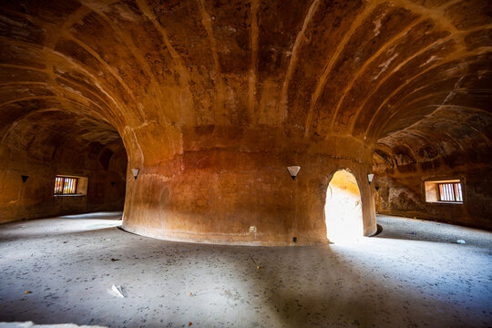 Interior of the Underground Mosque in Yogyakarta