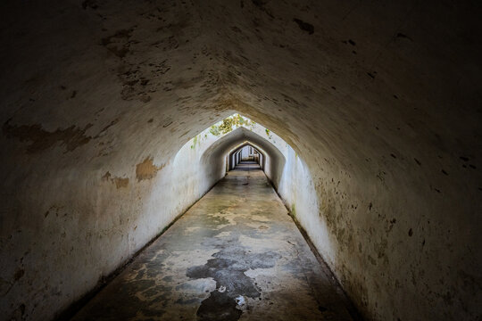 Underground tunnel at Taman Sari in Yogyakarta