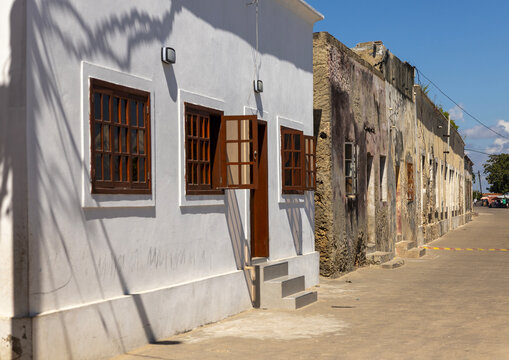 Old portuguese houses, Nampula Province, Island of Mozambique, Mozambique