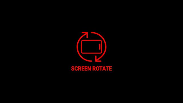 phone rotation animation, Rotate your phone screen animation with transparent background, Rotate your phone horizontal to vertical orientation with alpha channel in 4k.