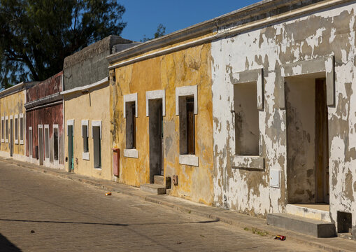 Old portuguese houses, Nampula Province, Island of Mozambique, Mozambique