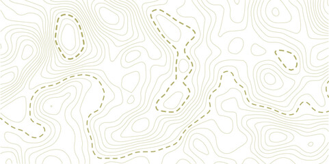 Light topographic topo contour map background, geographic grid map. Vector & Illustration © MdNayebAli