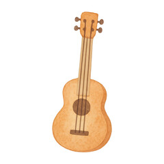 Fototapeta premium PNG Whimsical ukulele illustration art.