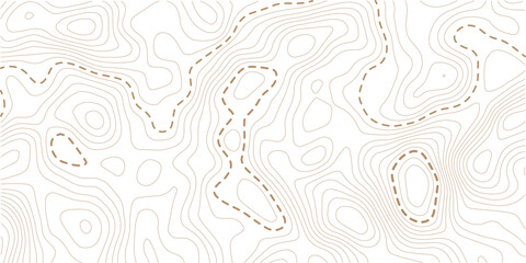 Light topographic topo contour map background, geographic grid map. Topographic map pattern background vector © MdNayebAli