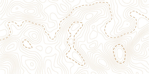 Light topographic topo contour map background, geographic grid map. Vector & Illustration © MdNayebAli