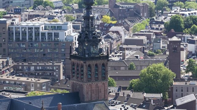 Aerial View of Stevenskerk in Nijmegen