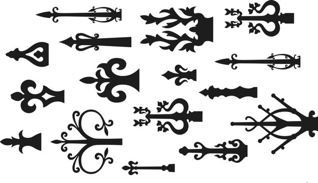barn door hinges bundle svg png