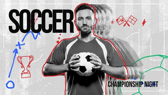 Soccer Scribble Opener - Wide