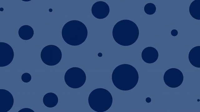 Blue abstract background with scattered dark circular dots pattern