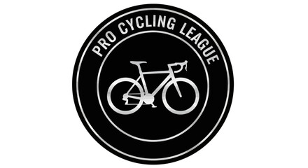 Fototapeta premium Professional Cycling League Logo Mark Design, Sport Branding Emblem, Bicycle Graphic Icon