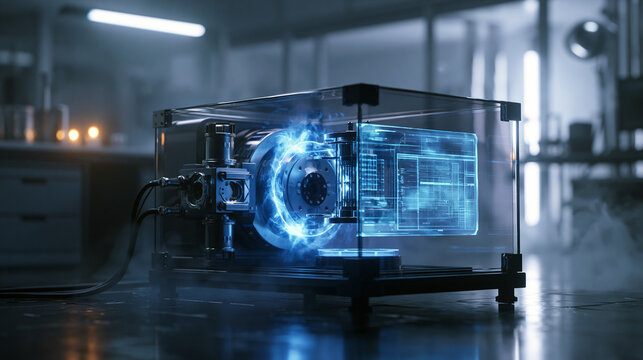 Futuristic Quantum Computer in Clean Lab Environment 4