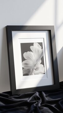 Black Frame Mockup 2x3 Passepartout