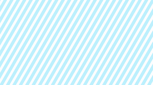 ストライプ斜め背景模様_しましま_水色
