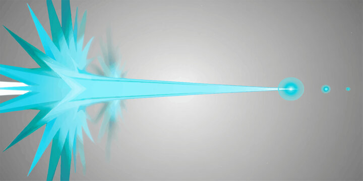 Abstract Blue Star Wave Vector Background with Flowing Light Lines and Digital Motion Texture
