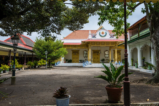 Traditional Javanese architecture at Taman Sari in Yogyakarta