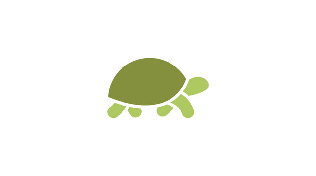 Green Turtle Logo Icon