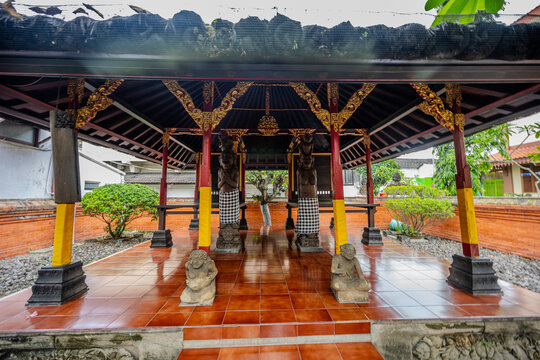 Traditional pavilion at Taman Sari in Yogyakarta