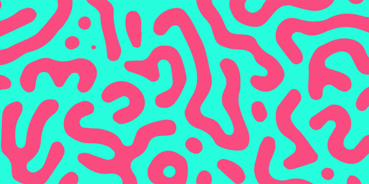 Psychedelic abstract background made by generative algorithm: Reaction-diffusion or Turing pattern formation.