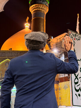 Al Najaf, Iraq - December 28, 2025: Imam Ali Holy Shrine and Mosque Najaf Iraq
