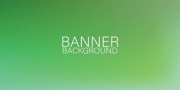 Abstract dark to light green gradient mesh background, elegant blurry fresh organic fluid backdrop vector pattern illustration for horizontal banner.