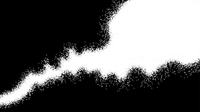斜めに噴き出すエネルギーやオーラを表現した漫画風ベクターエフェクト