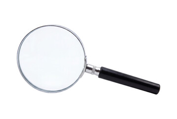 Magnifying glass on transparent background lens tool © Photo Find