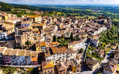 Naklejka premium Chianciano Terme, in the province of Siena, Tuscany, Italy