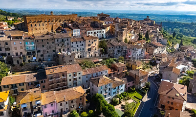 Naklejka premium Chianciano Terme, in the province of Siena, Tuscany, Italy
