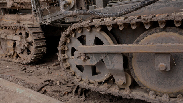 A high-quality image of an unmanned ground combat vehicle in a secure facility. Representing the next generation of war, this UGV highlights the shift toward robotic and autonomous systems in global d