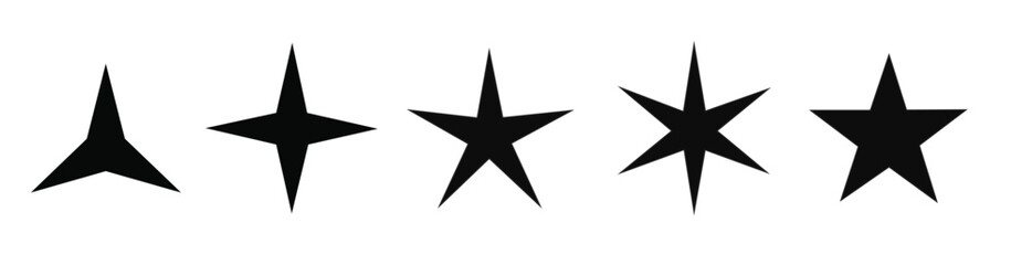 Obraz premium A beautiful and vibrant star design on a white background